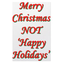 Merry Christmas, NOT 'Happy Holidays' stationery by johncihon Merry Christmas, NOT 'Happy Holidays' stationery