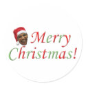 Merry christmas Obama sticker