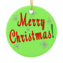 Merry Christmas ornament
