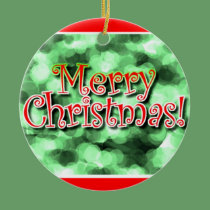 Merry Christmas Ornament ornaments