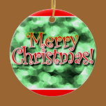 Merry Christmas Ornament