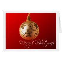 Merry Christmas Ornament cards