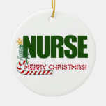 MERRY CHRISTMAS ORNAMENT - NURSE