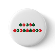 Merry Christmas Ornaments buttons