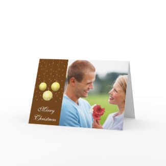 Merry Christmas Ornaments card