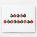 Merry Christmas Ornaments mousepads by lifeisahighway Merry Christmas Ornaments mousepads