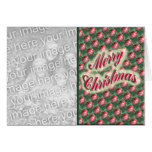 Merry Christmas ornaments photo frame Cards