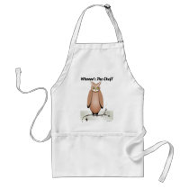 Merry Christmas Owl Apron - Whoooo's The Chef? aprons