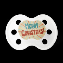 Merry Christmas pacifier pacifiers
