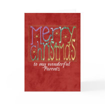 merry christmas parents cards