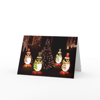 Merry Christmas Penguins card