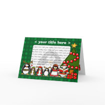 Merry Christmas Penguins cards