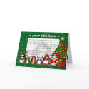 Merry Christmas Penguins cards