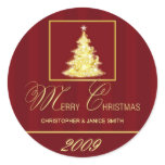 Merry Christmas -  Personalized Sticker Labels