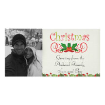 merry christmas photo card