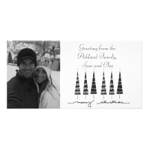 merry christmas photo card