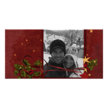 merry christmas photo card