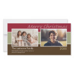 Merry Christmas Photo Card - 2 photos photo cards