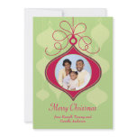 Merry Christmas Photo Card Custom Invitation