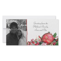 merry christmas photo card