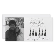 merry christmas photo card