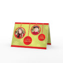 Merry Christmas Photo Folded Card card