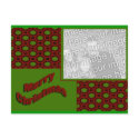 Merry Christmas photo frame postcards
