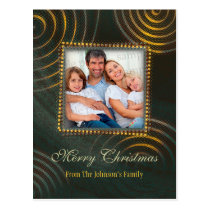 christmas gift, unique, festive design, xmas, photo template, season&#39;s greetings templates, christmas photo templates, wishes, merry christmas, photo frame, holiday, personalized, winter, eerie, family, decorative, photocard, Postcard with custom graphic design