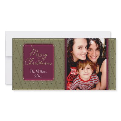 Merry Christmas Photo Greeting Card by SweetRascal