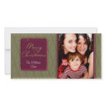 Merry Christmas Photo Greeting Card