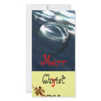 Merry, Christmas Customized Photo Card