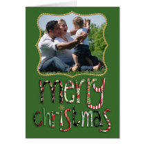 Merry Christmas photocard cards
