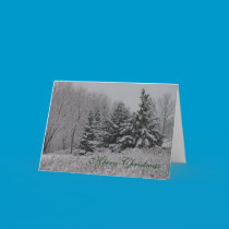 Merry Christmas Pine Trio cards