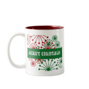 Merry Christmas Pinwheels mug