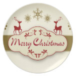 Merry Christmas Dinner Plates
