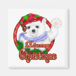 Merry Christmas Polar Bear Magnets
