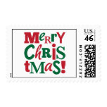 Merry Christmas postage