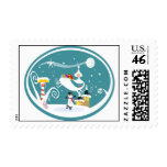 Merry Christmas Postage Stamp