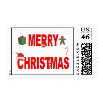 Merry Christmas postage