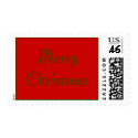 Merry Christmas postage