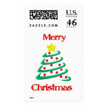 Merry Christmas postage