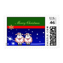 Merry christmas postage