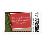 Merry Christmas postage