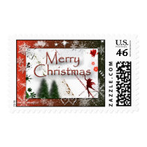 Merry Christmas Postage postage