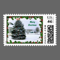 Merry Christmas Postage stamps