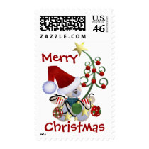Merry Christmas postage