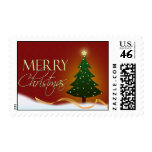 Merry Christmas postage stamp