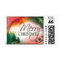Merry Christmas Postage Stamp