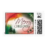 Merry Christmas Postage Stamp