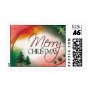 Merry Christmas Postage Stamp
